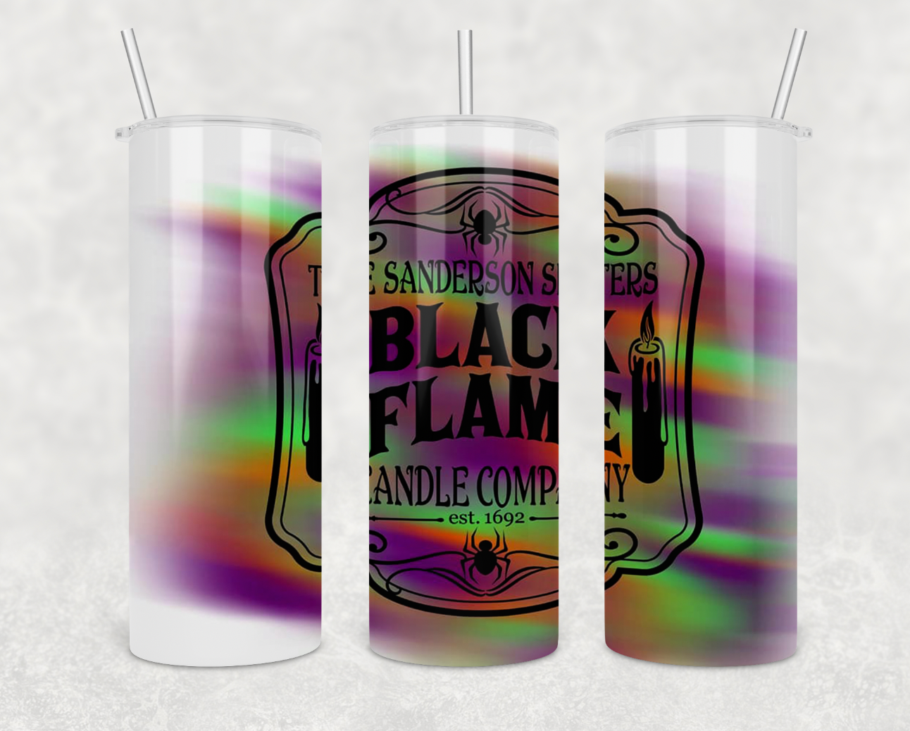 Black Flame Tumbler