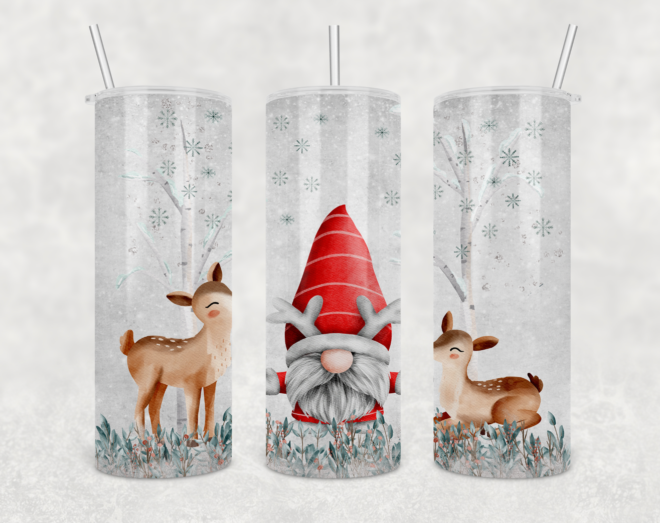 Gnome Deer Tumbler