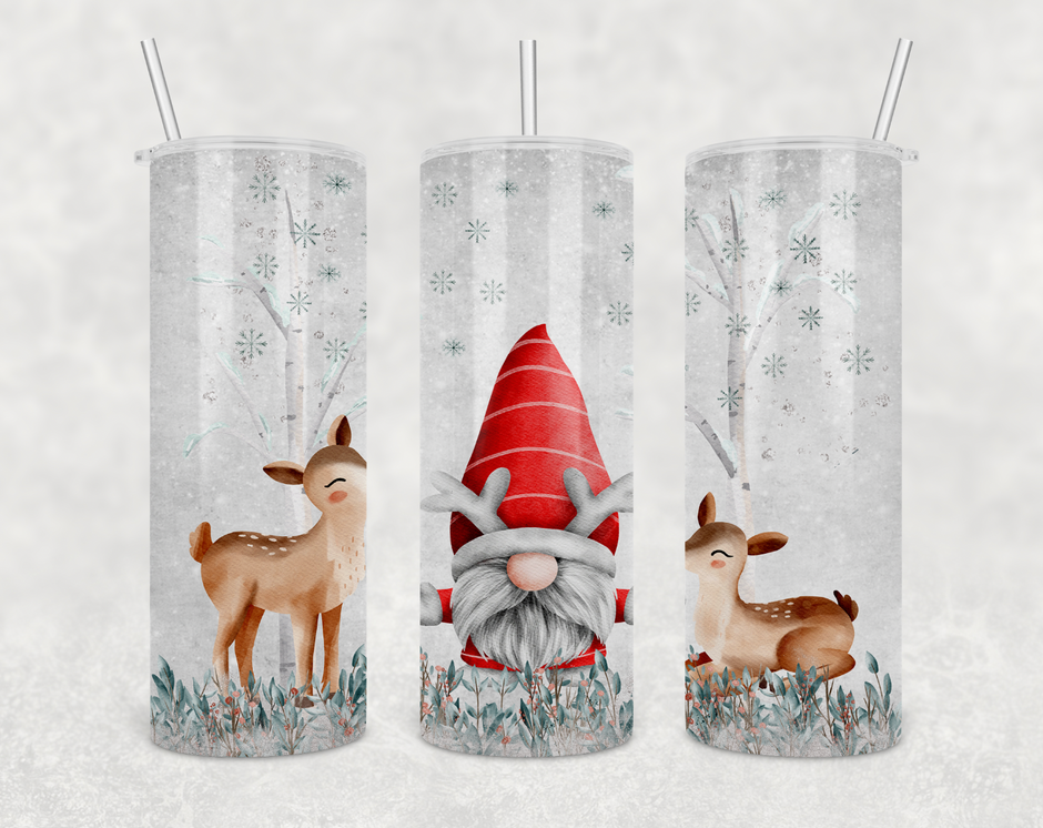 Gnome Deer Tumbler