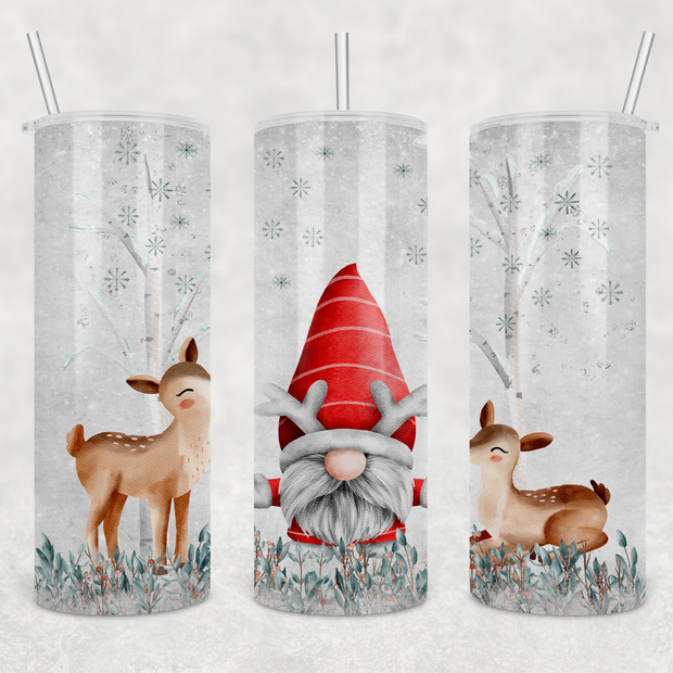 Gnome Deer Tumbler
