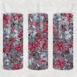 Christmas Flowers Skinny Tumbler