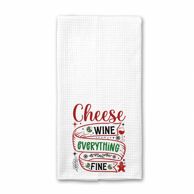 Cheese Wine Fine Towel