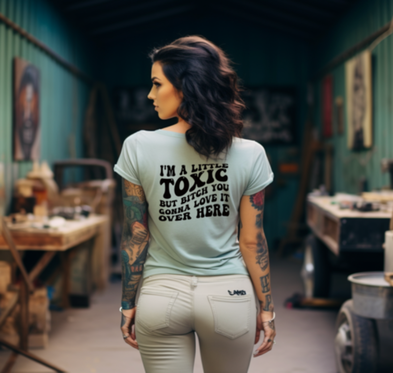 Unique Graphic Print Tee