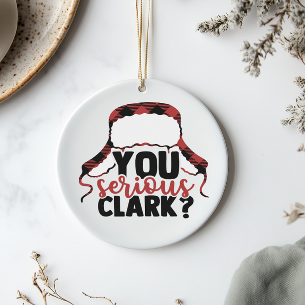 Serious Clark Ornament