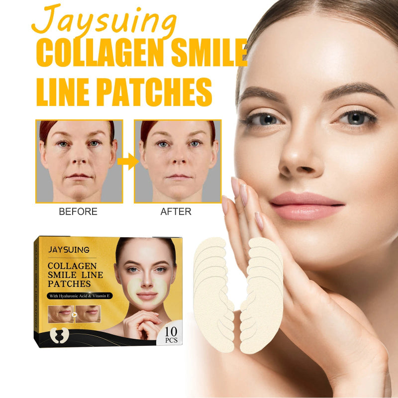 Jaysuing Collagen Smile Line Patches – 10 Pcs