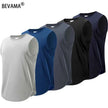 BEVAMA Men's Sleeveless Athletic Tank Top – Moisture-Wicking (White, Blue, Grey, Black, Navy)