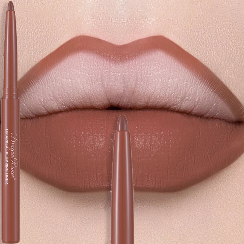 Matte Mauve Lipstick Pencil – Long-Lasting Waterproof Non-Stick Velvet Lipliner Crayon