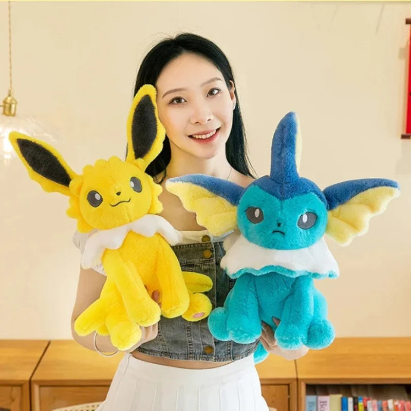 Pokémon Vaporeon & Jolteon Plush Toys – 42 cm Stuffed Cushion Pillow