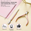 MAKARTT Premium Manicure Kit with Nail Files & Cuticle Tools