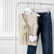 Knitted Tie-Front Vest – Stylish Casual Wear for Women | Beige Color