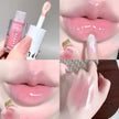 Temperature Changing Lip Gloss – Crystal Mirror Lip Glaze Plumper with Moisturizing Lip Oil Finish