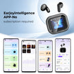 htc NE20 True Wireless Earbuds with Smart Display Charging Case & In-Ear Design