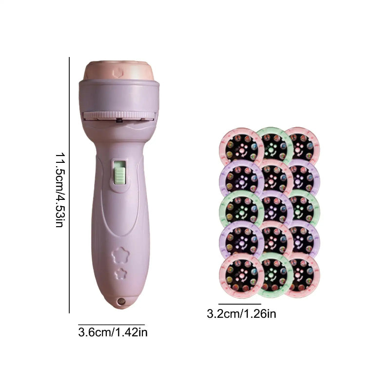 Kids Flashlight Projector 120 Patterns Projector Toys for Kids Preschool Learning Cartoon Torch Light Projection Flashlight