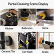 Electric Drill Scrubber Brush Kit for Car, Carpet & Glass