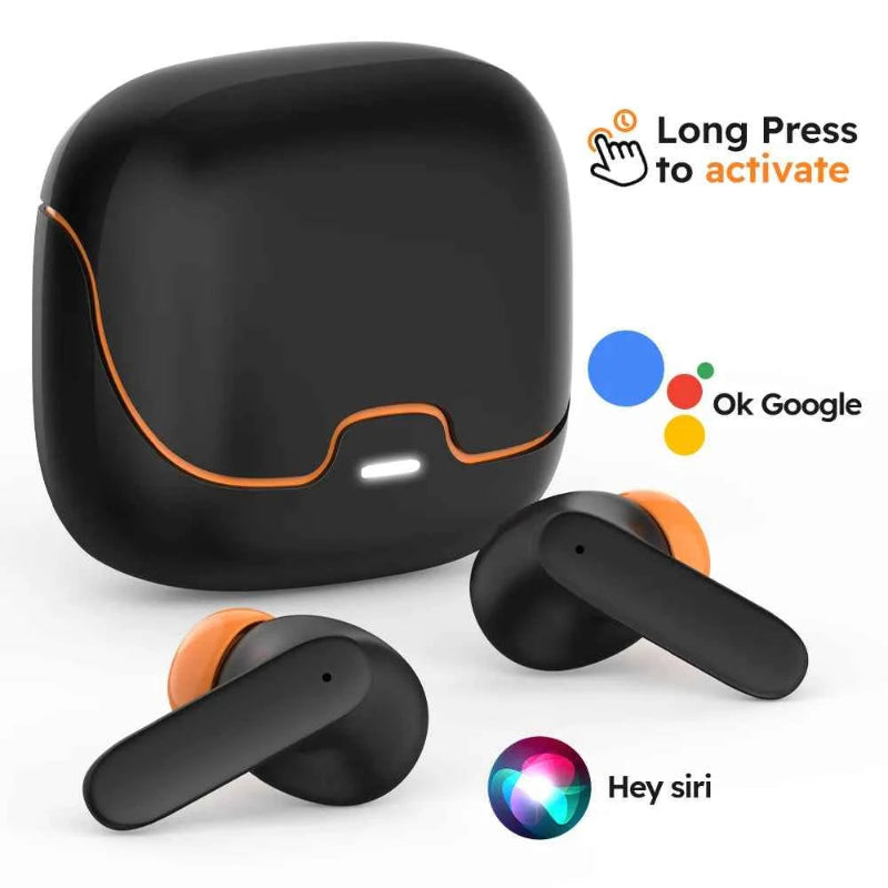 Bluetooth 5.4 TWS Wireless Bluetooth Earphones Ultra-low Latency Dual Microphone ENC Noise Cancelling in Ear Bluetooth Earphones