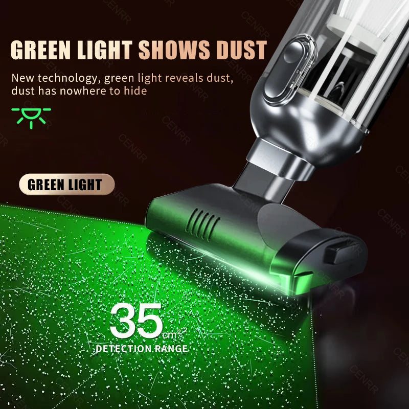 CENRR Mini Car Vacuum Cleaner 998000Pa Powerful Cordless Portable Handheld Vacuum & Blower
