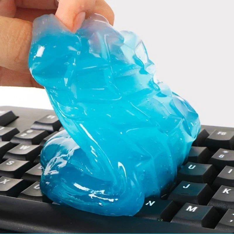 Car Cleaning Gel Slime Magic Dust Remover for Air Vents, Computer Keyboard & Interior Accessories