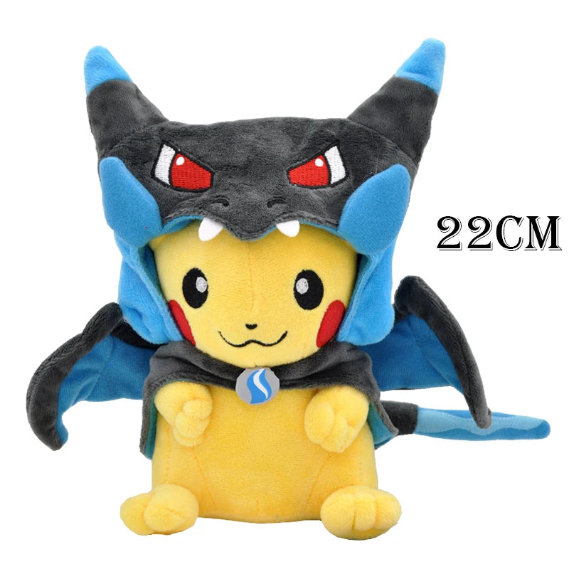 Pokémon Plush Toys – Pikachu, Eevee & Charizard, 20–30 cm | Soft Collectible Plush