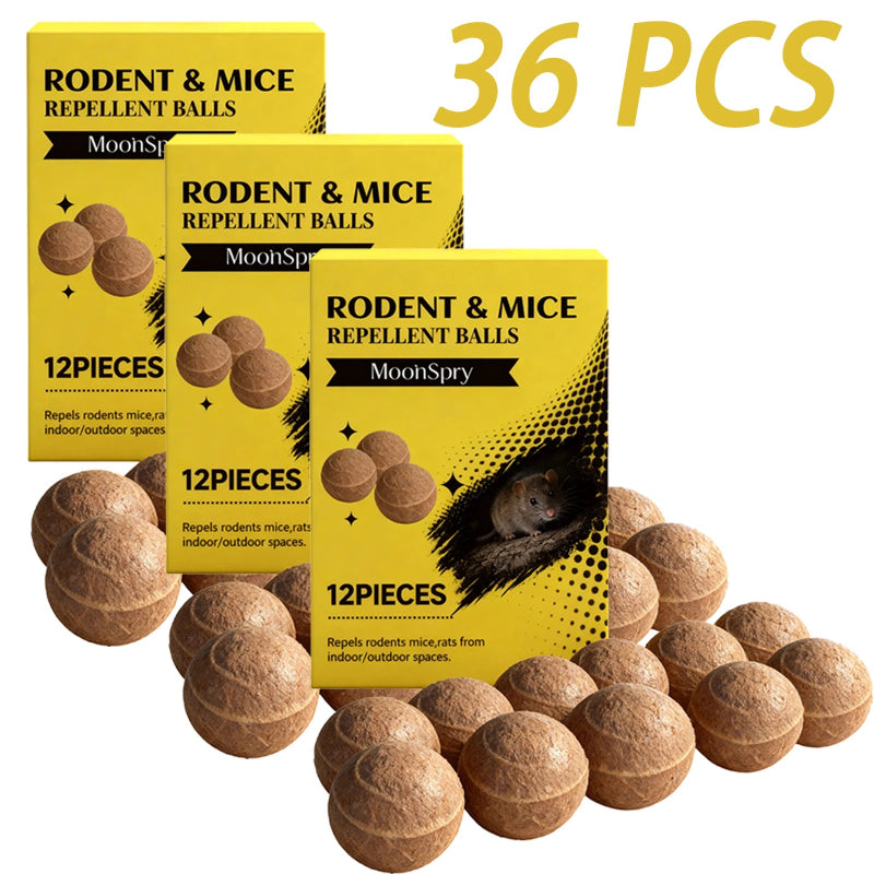 Peppermint Oil Mice Repellent Balls – Long-Lasting Natural Rat Repellent for Indoor & Outdoor Protection