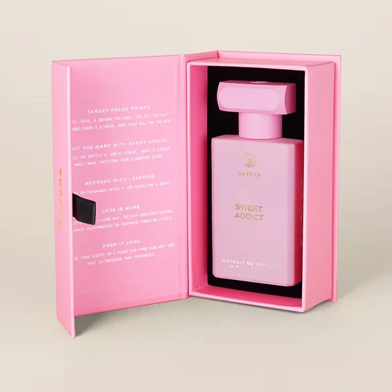OAKCHA Sweet Addict Eau de Parfum 50ml – Pink Perfume Bottle