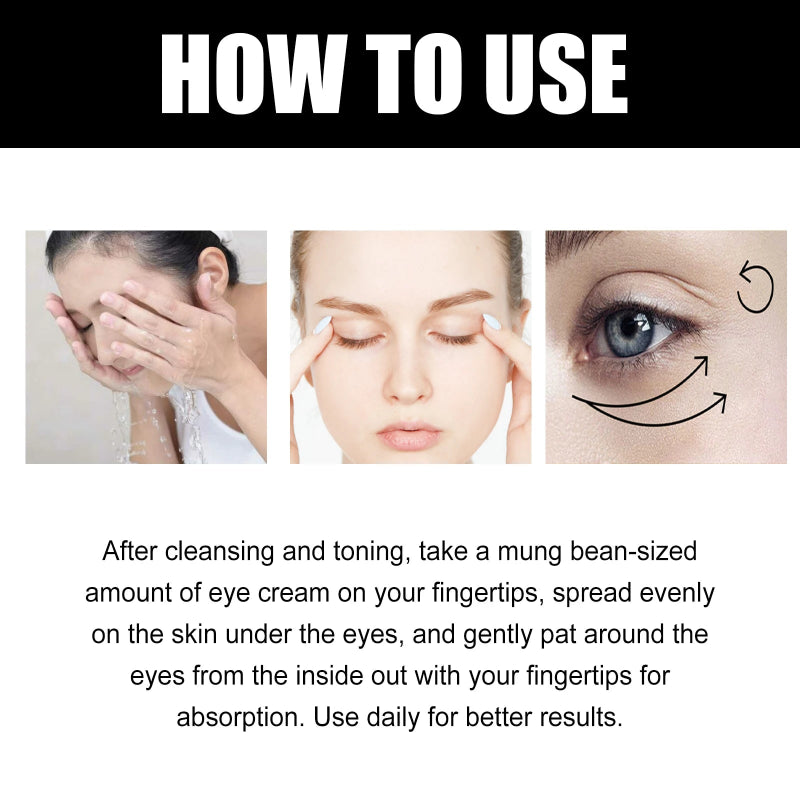 EELHOE Eye Cream - Conopeptide Stay Up All Night Firming Wrinkle Eye Cream 20g for Revitalized Eyes
