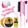 GOIPLE Strong Hold Braid Gel – High Shine Moisturizing Edge Control for Braids, Locs & Twists