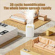 1 set of three nozzle night light humidifier 1.8L large capacity double filter aromatherapy machine mute bedroom car mounted spr