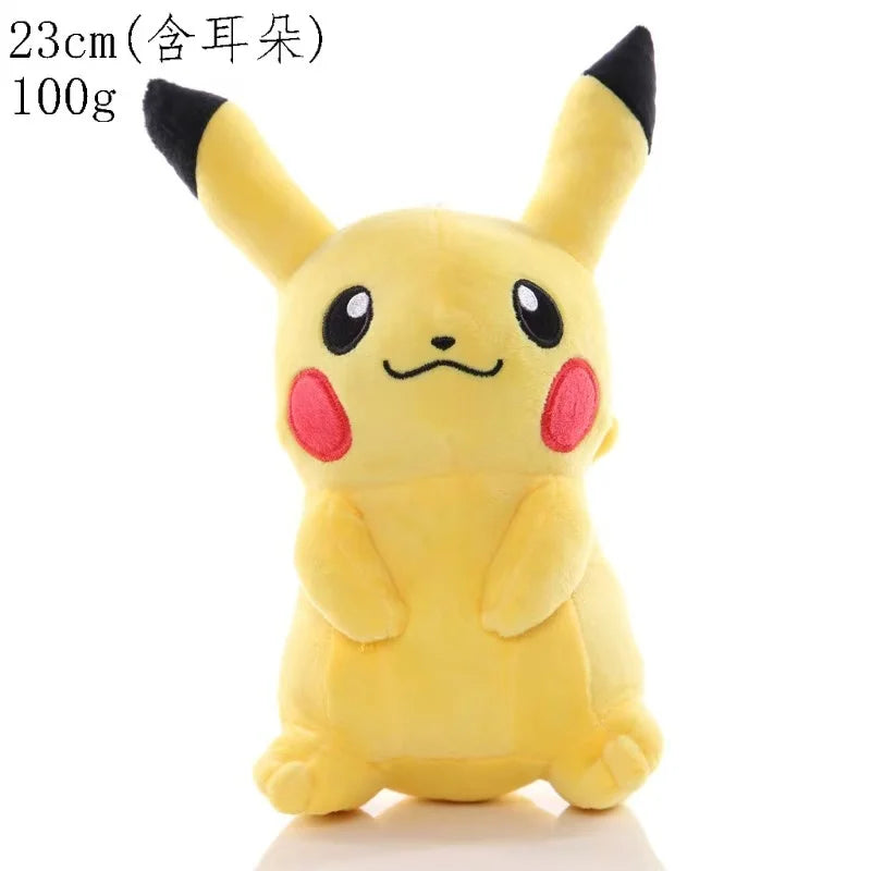 Pokémon Plush Toys – Pikachu, Cyndaquil, Chikorita & Totodile Soft Stuffed Dolls