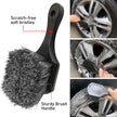SEAMETAL Car Tire Wheel Rim Cleaning Brush Detailing Wash Tool