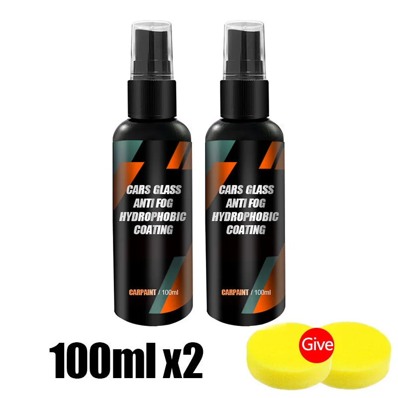 Water Repellent Spray Anti-Rain Car Glass Hydrophobic Coating Kit