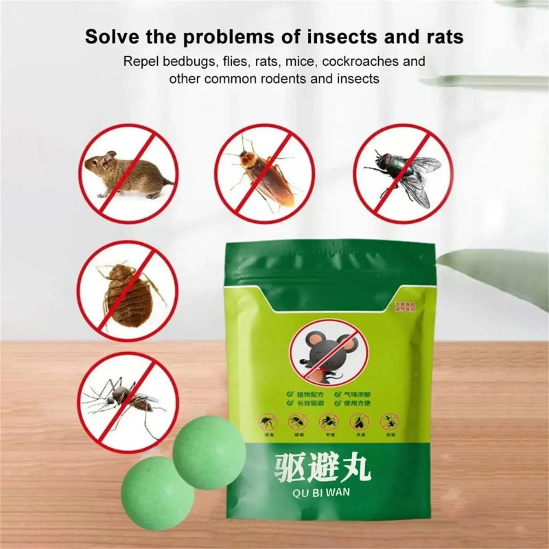 20pcs Rodent Repellent Pills Indoor & Outdoor Mouse Deterrent Solution for Home Protection