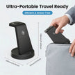 3-in-1 Magnetic Wireless Charger 15W – Foldable Charging Dock for Samsung, iPhone & Galaxy Watch