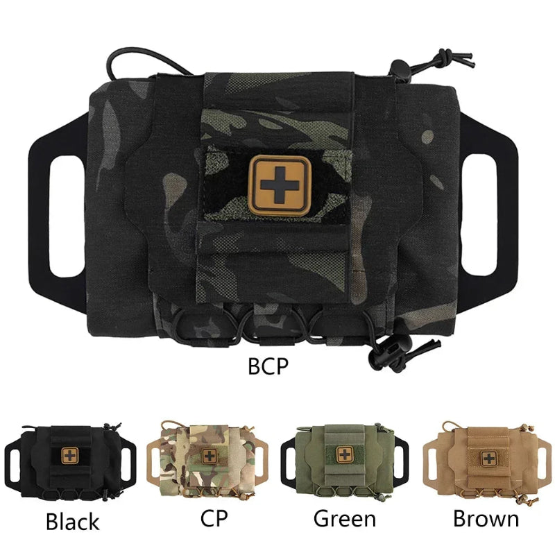 IFAK Tactical First Aid Kit MOLLE Medical Pouch Rapid Deployment Emergency Survival Kit