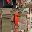 1PC Orange Emergency Safety Whistle with Reflective Lanyard for Camping, Hiking, Kayaking and Fishing