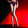 Sexy Women Oil Glossy Shiny Stockings Butterfly Hollow Out Sheer Seamless Shaping Pantyhose Open Crotch Exotic Tights