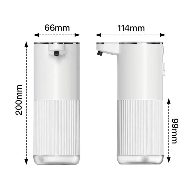 350ML Automatic Soap Dispenser – Touchless Foam & Gel Dispenser with 4-Level Wall-Mount Design