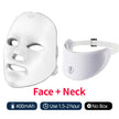 LED Face & Neck Mask Rechargeable Photon Beauty Machine Skin Care Rejuvenation Device