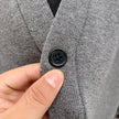 Men’s V-Neck Knit Cardigan – Solid Color Double Pocket Autumn Winter Sweater