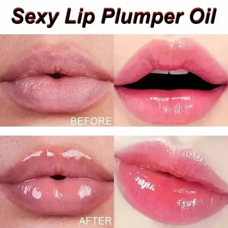 Kiss Beauty Lip Plumper Serum – Long Lasting Lip Plumping Oil Essence for Moisturizing & Lip Care