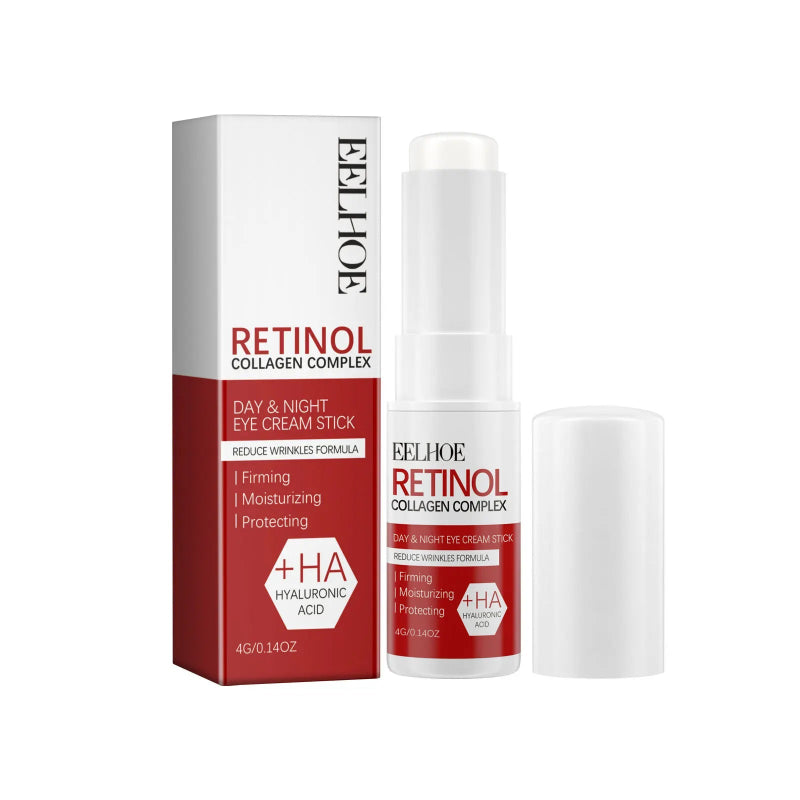 EELHOE Retinol Collagen Eye Cream Stick - Advanced Day & Night Formula, 0.14 oz