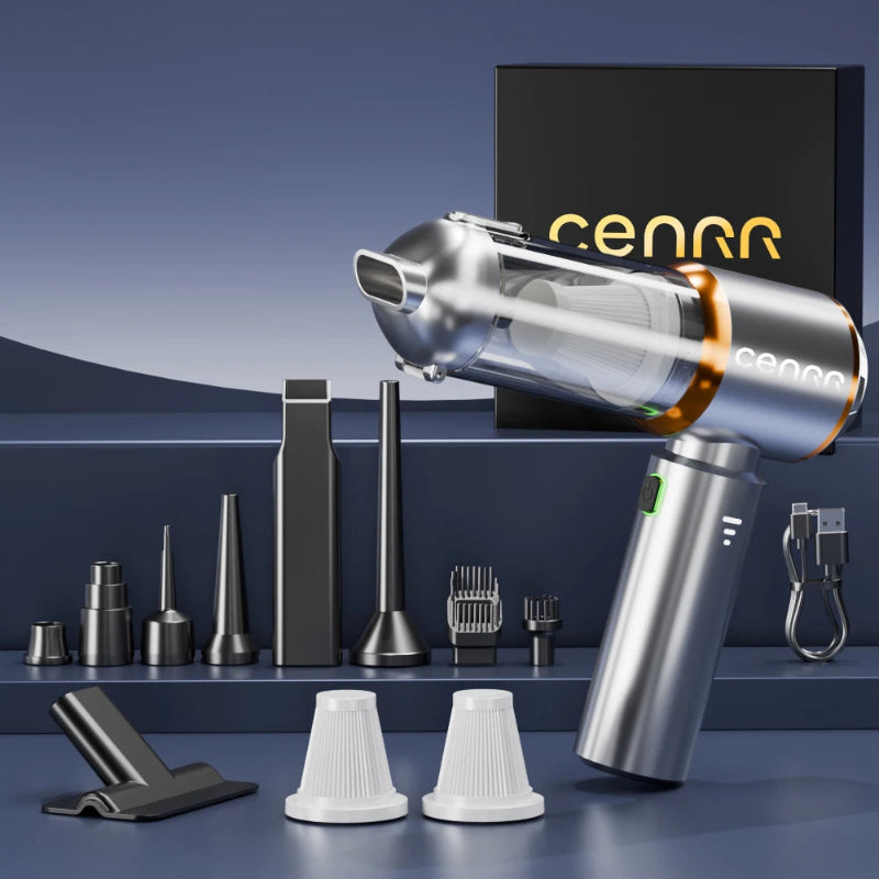CENRR New Mini Car Vacuum Cleaner 998000Pa Powerful Portable Handheld Vacuum & Blower