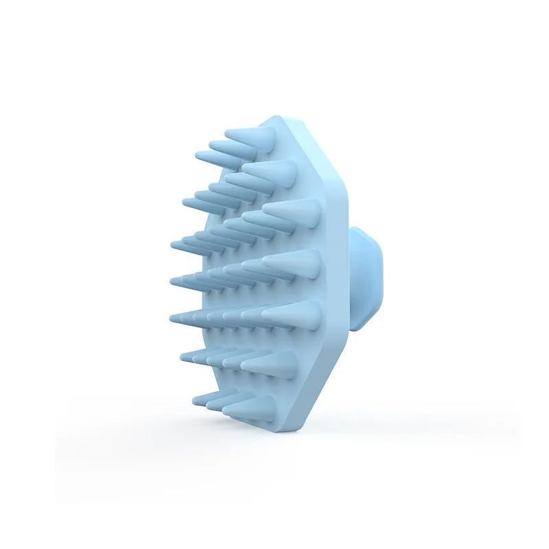 Shampoo Brush Silicone Scalp Massager – Soft Hair Washing Brush for Deep Cleaning