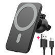 Magnetic Wireless Car Charger 30W – Fast Charging Phone Holder for iPhone 14, 13 & 12
