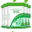 500pcs Mint Mouth Dental Floss – Disposable Interdental Cleaning Floss Sticks