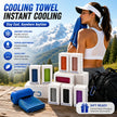 Cooling Towel with Silicone Capsule Case for Gym Running Travel and Outdoor Activities