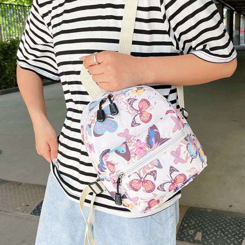 Women’s Printed Mini Backpack Bag