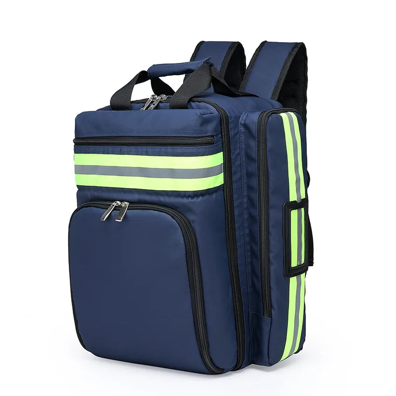 Large-Capacity Emergency First Aid Organizer Backpack with Classified Storage