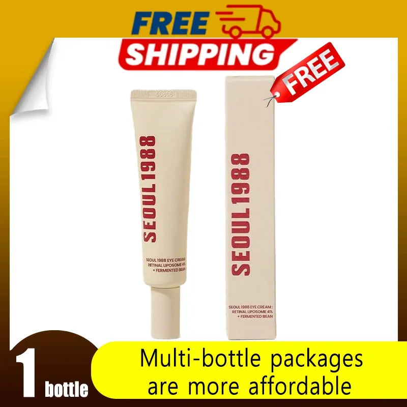 Seoul 1988 Retinol Eye Cream 4% Anti Aging Eye Treatment for Dark Circles Wrinkles Puffiness