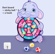 Montessori Cartoon Animal Dart Board Sticky Ball Game for Kids 2-4 Years Educational Interactive Toy Baby Family Indoor Activity