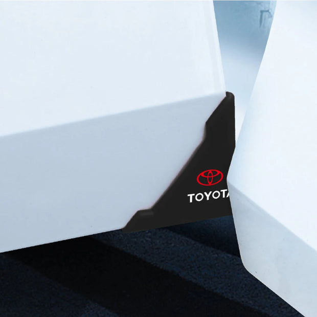 2Pcs Silicone Car Door Corner Protector Sticker for Toyota CH-R Corolla RAV4 Prius Yaris Anti-Collision Guard Cover